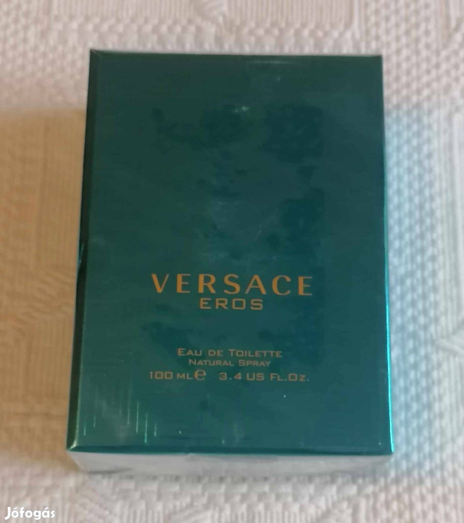 Eladó Új Bontatlan Versace Eros 100 ml Férfi Parfüm / Eau de Toilette