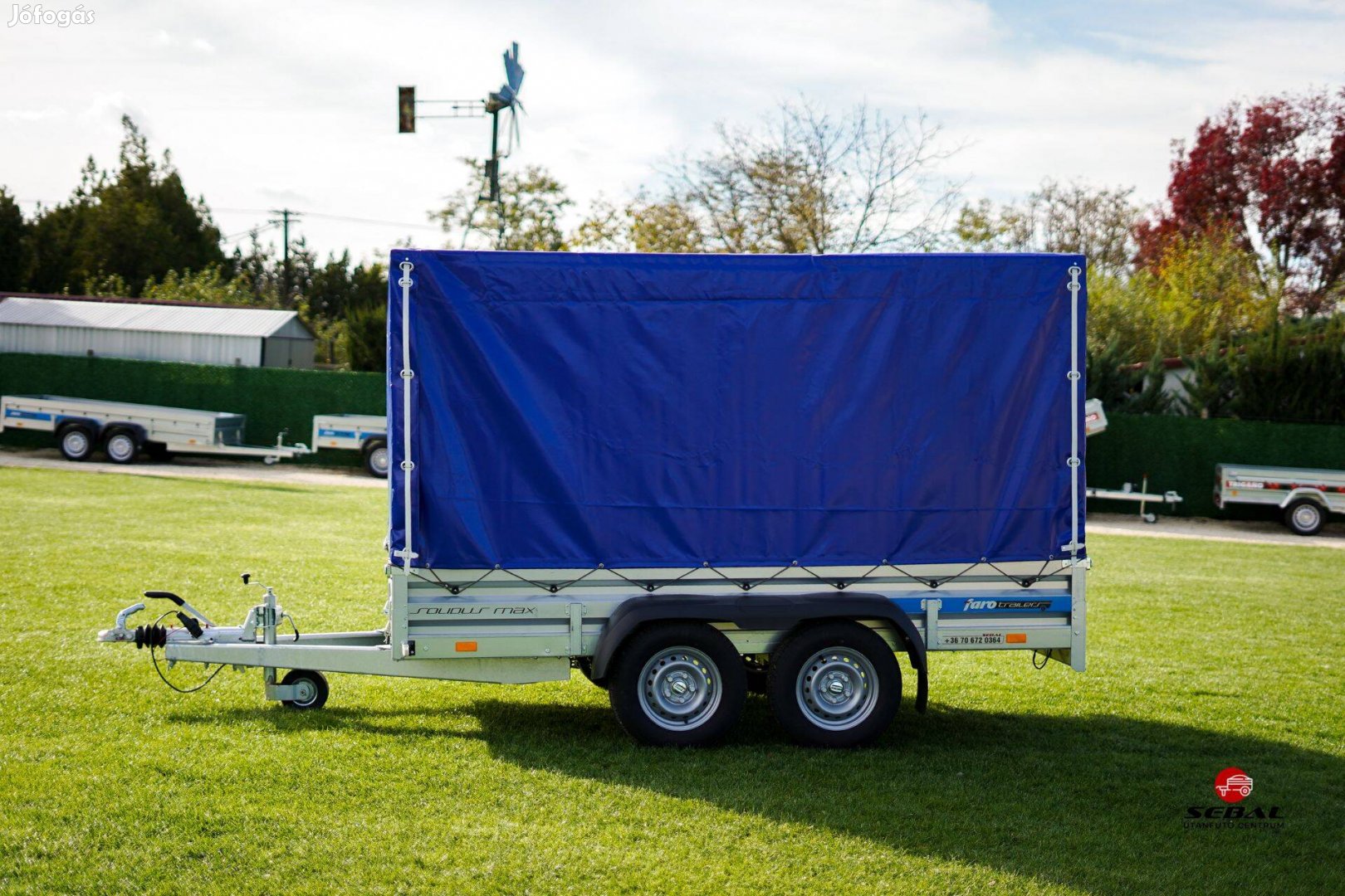 Eladó Új Faro Soldius Max 300  (2000 kg-os) fékes utánfutó