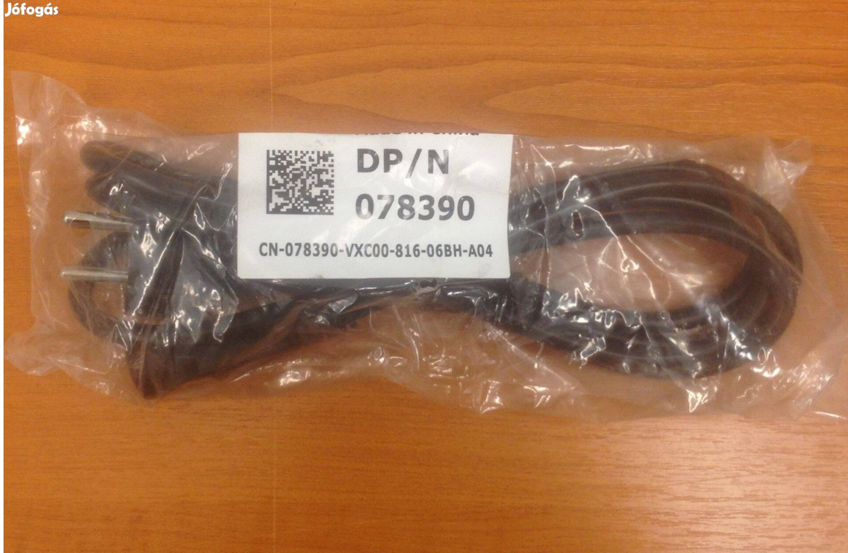 Eladó Új tápkábel hálózati kábel, fekete színben 1,8m!