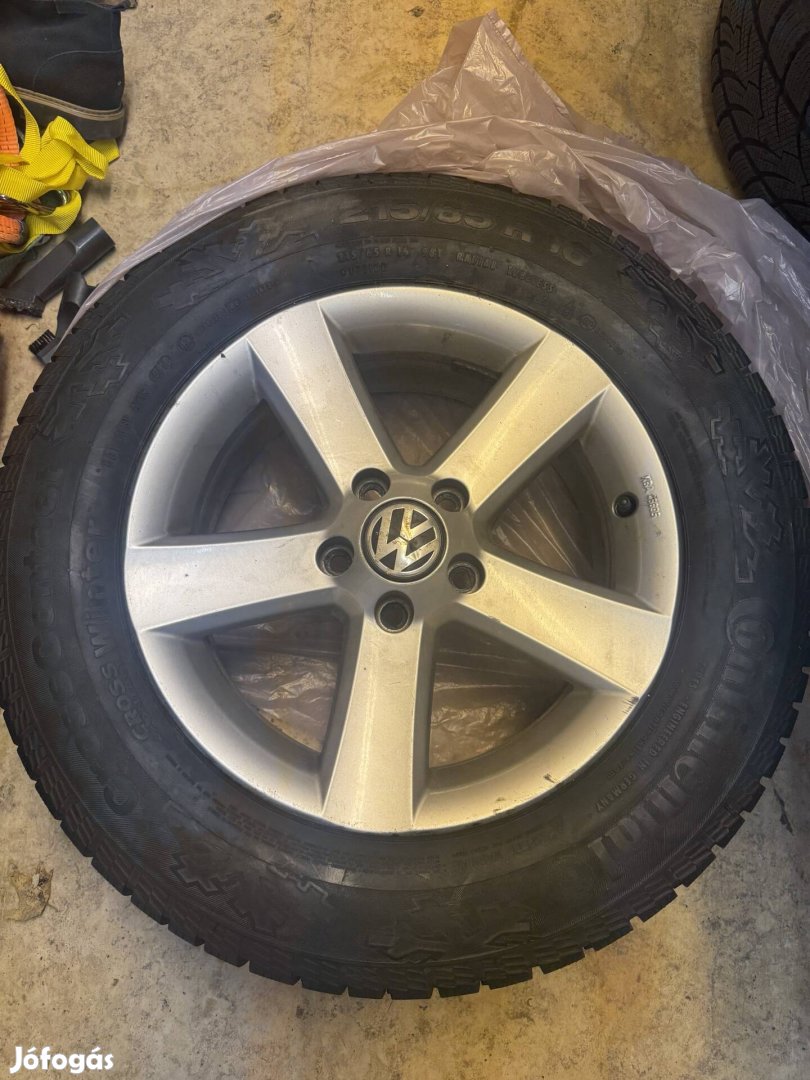 Elado VW Tiguan gyari pótkerék 5x112 16" 215/65 kompletten.