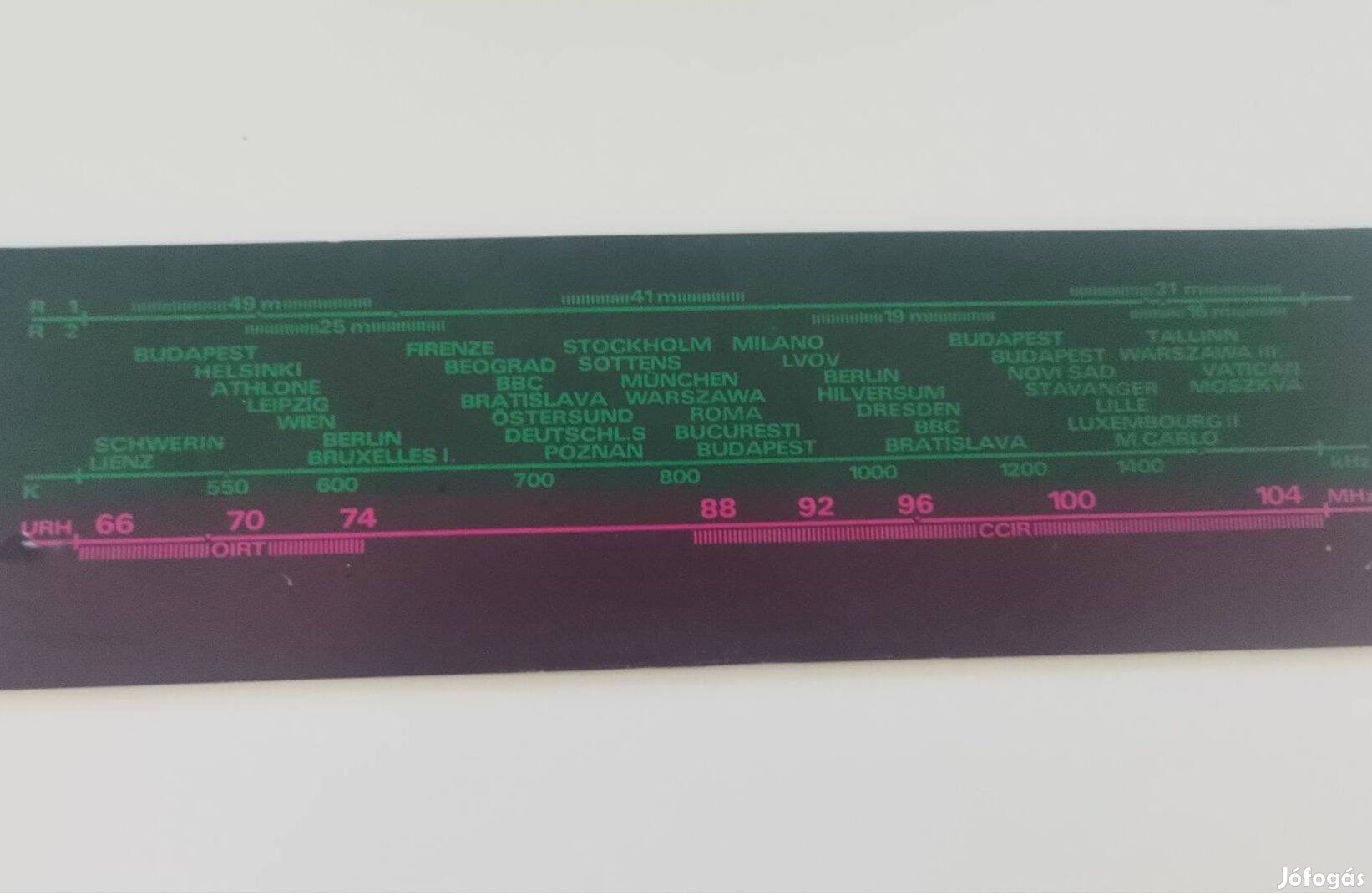 Eladó Videoton saturnus rádio számlap