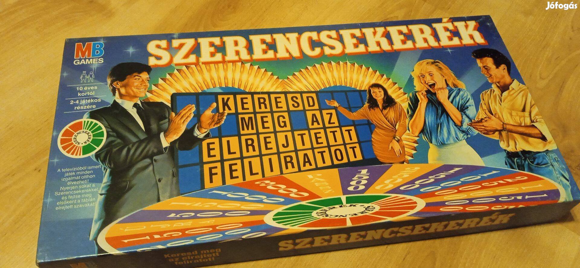 Eladó Vintage Szerencsekerék MB Games társasjáték