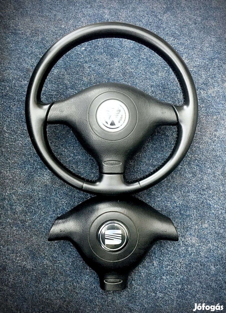Eladó Vw Skoda Audi Seat hibátlan bőr kormány 1999-06-ig. Bp/posta