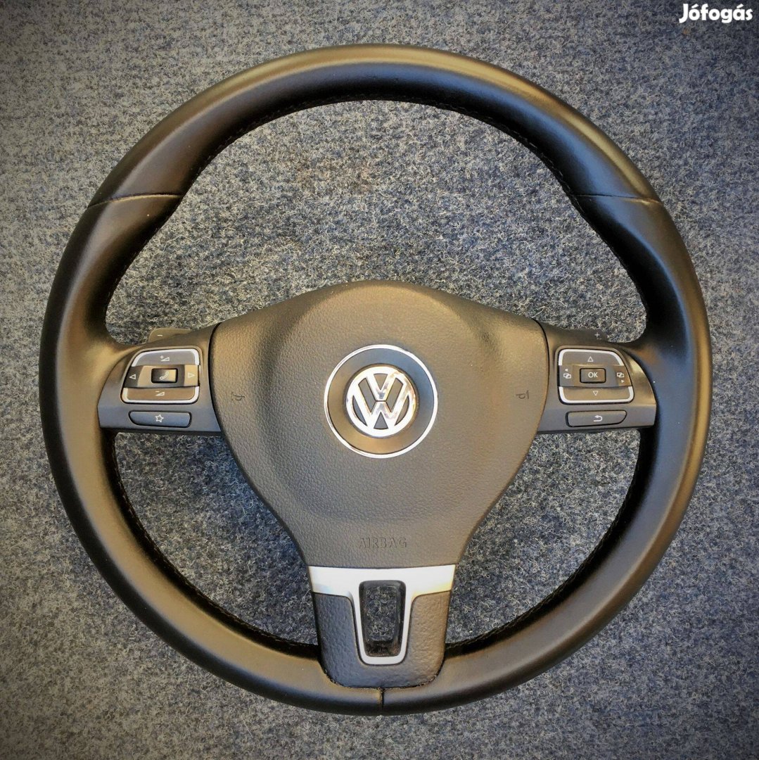 Eladó Vw Volkswagen MK6-os F1 DSG-s hibátlan bőr kormány 2009-14-ig
