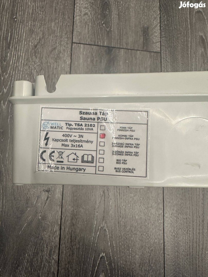 Eladó Wellmatic LCD Kombi szaunavezérlő