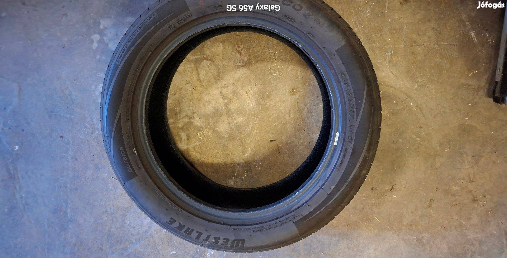 Eladó Westlake típusú 215/55 17R 2023-as nyári gumi kedvező áron!