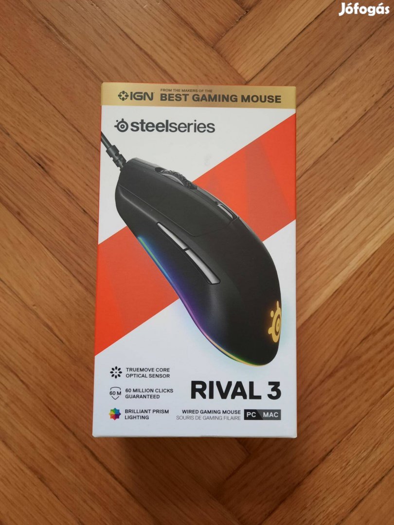 Eladó White Shark billentyűzet, Steelseries Rival 3 egér,