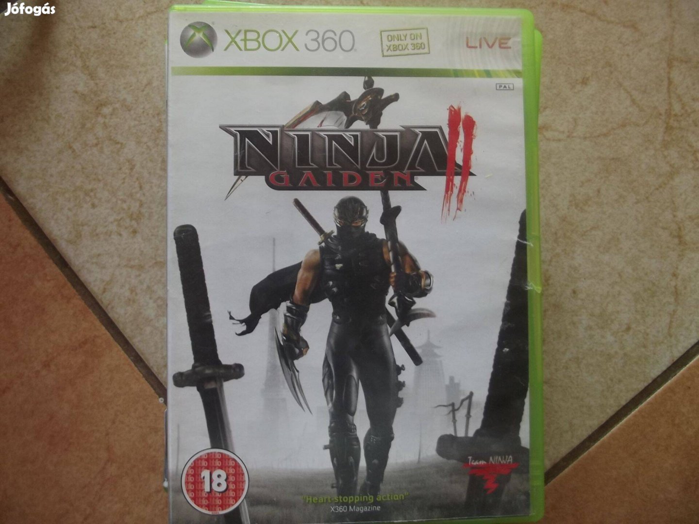 Eladó Xbox 360 Eredeti Játék : 137. Ninja Gaiden ( karcmentes)