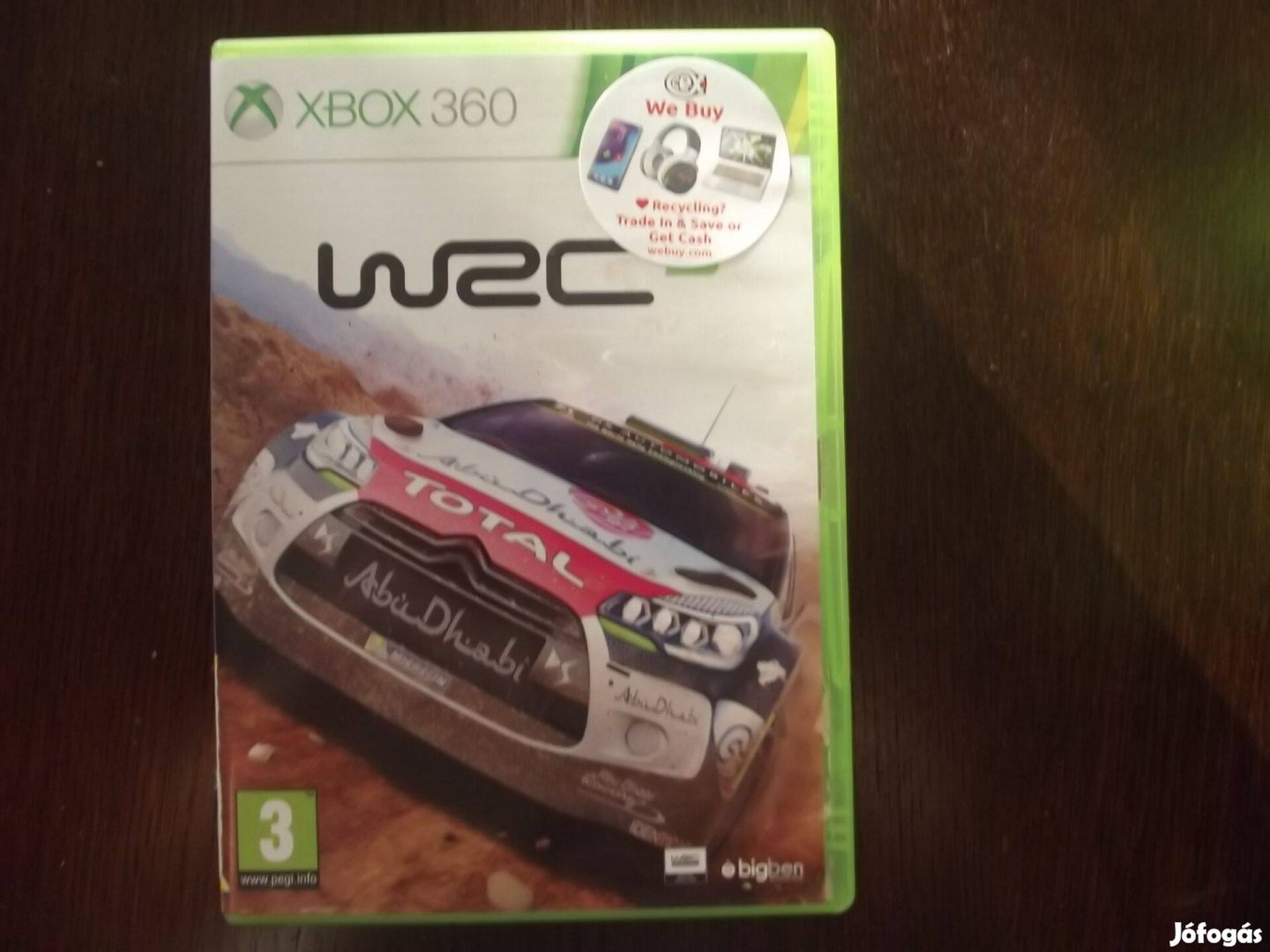 Eladó Xbox 360 Eredeti Játék : 167. WRC 5 ( Karcmentes)