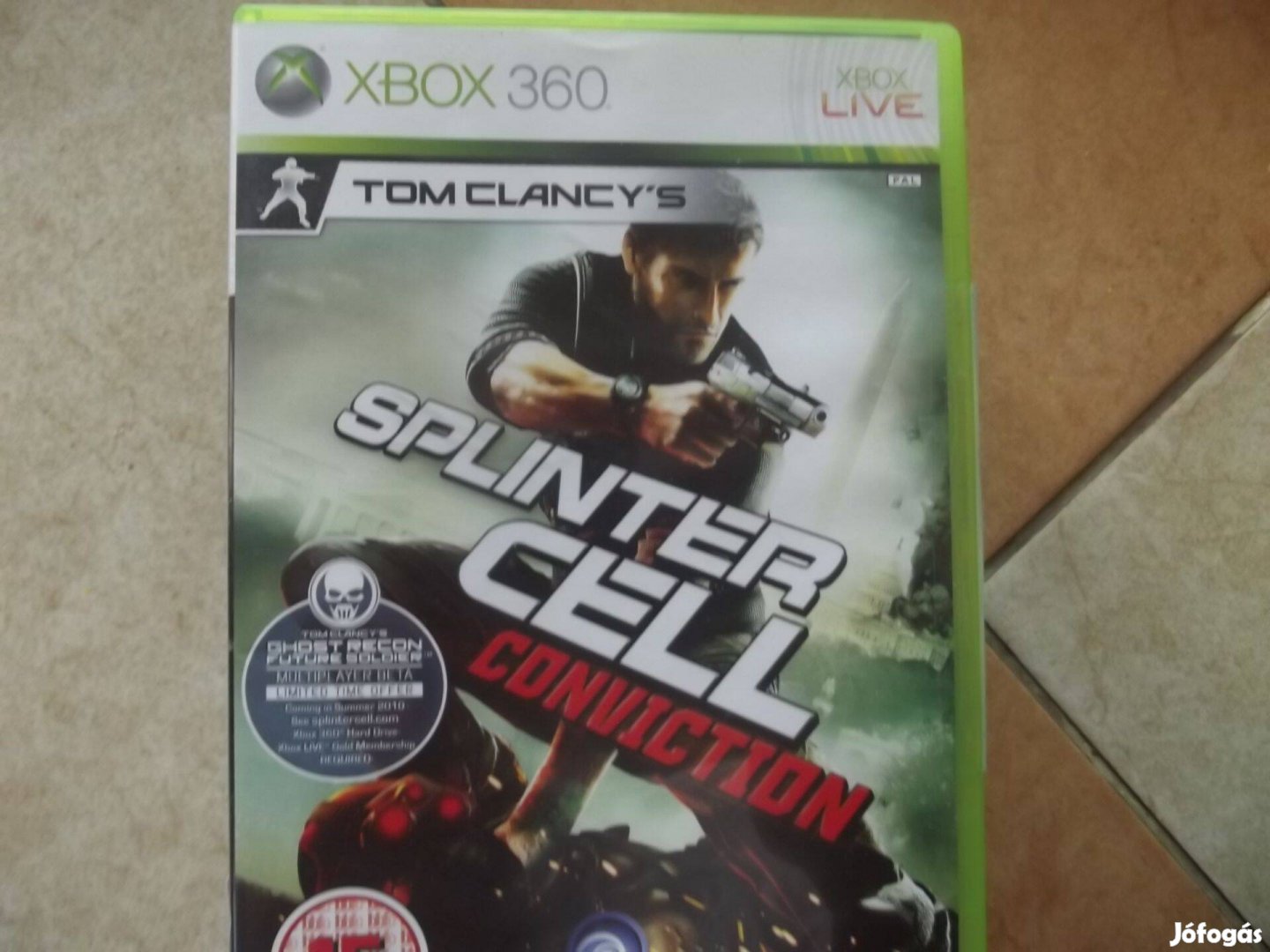 Eladó Xbox 360 Eredeti Játék : 73. Tom Clancys Splinter Cell Convictio