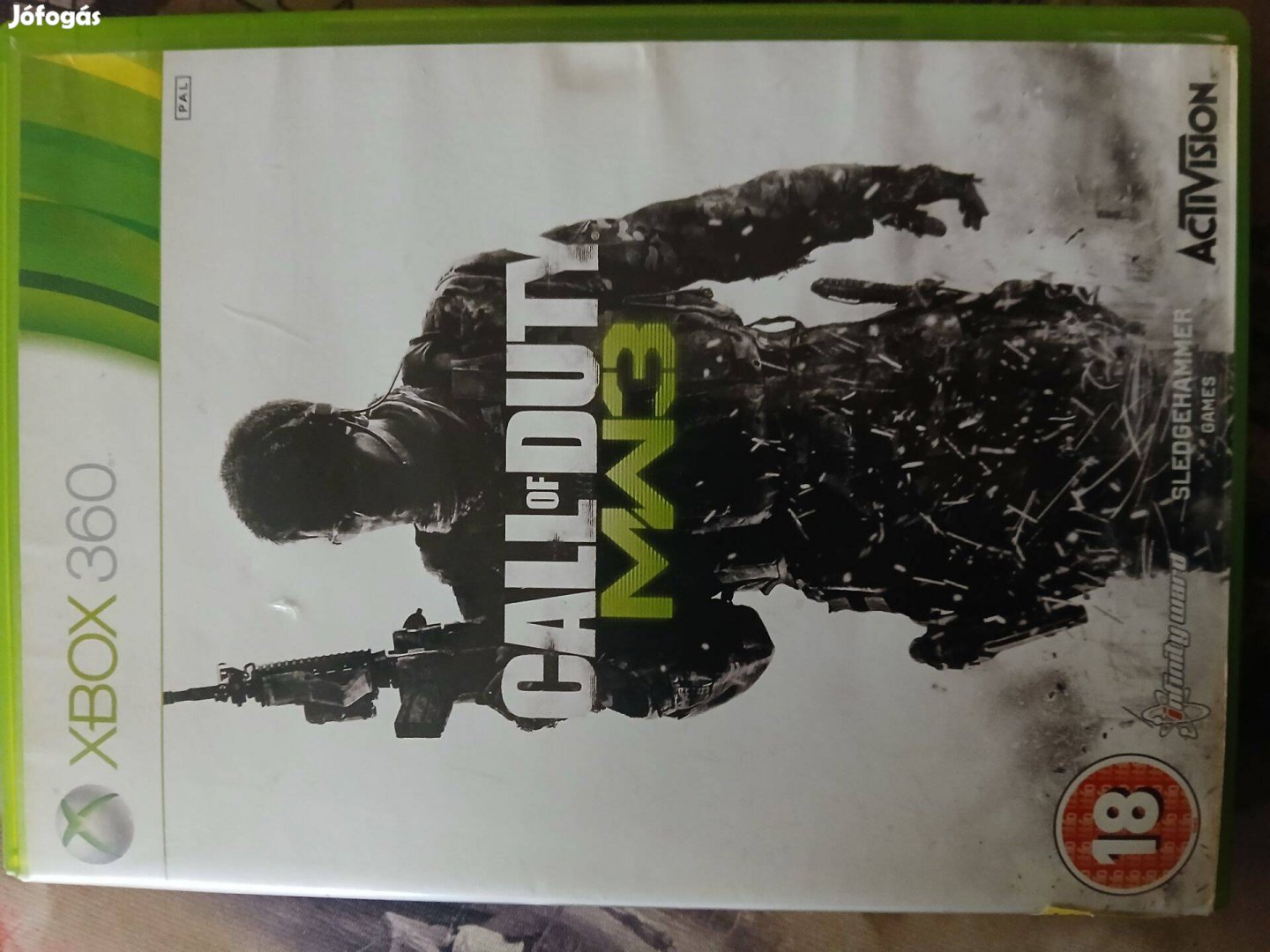 Eladó Xbox 360 Eredeti Játék Call of Duty Modern Warfarre 3