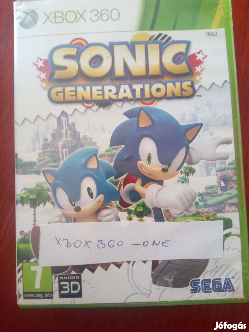 Eladó Xbox 360 - One Eredeti Játék : 16. Sonic Generations ( Xbox 36