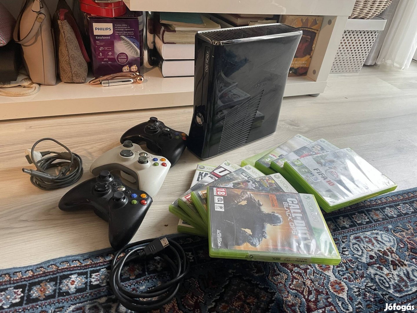 Eladó Xbox 360 slim játékokkal