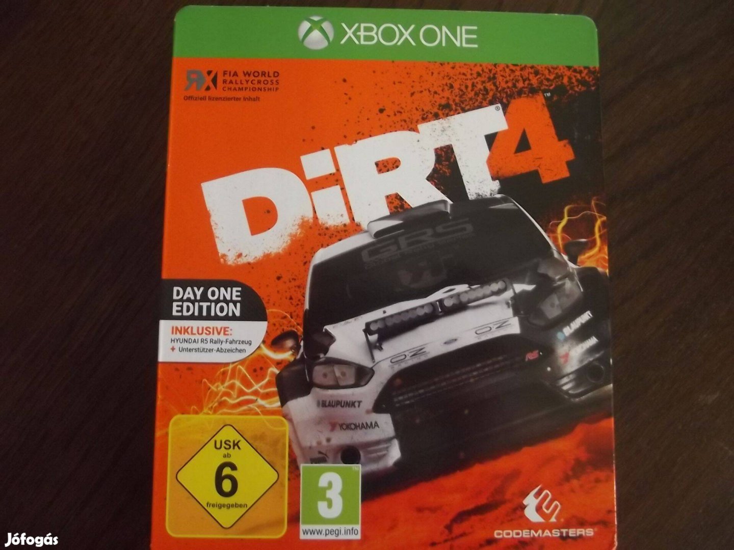 Eladó Xbox One Eredeti Játék : 107. Dirt 4 Gyüjtői Fémdobozos