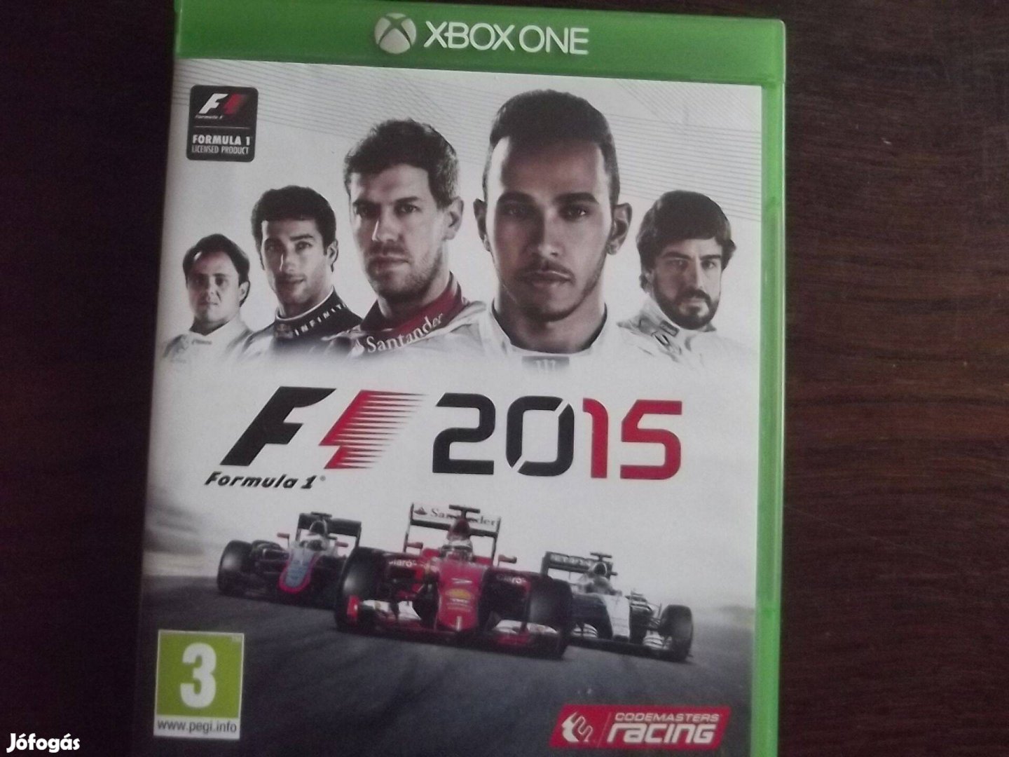 Eladó Xbox One Eredeti Játék : 125. F1 2015 ( karcmentes)