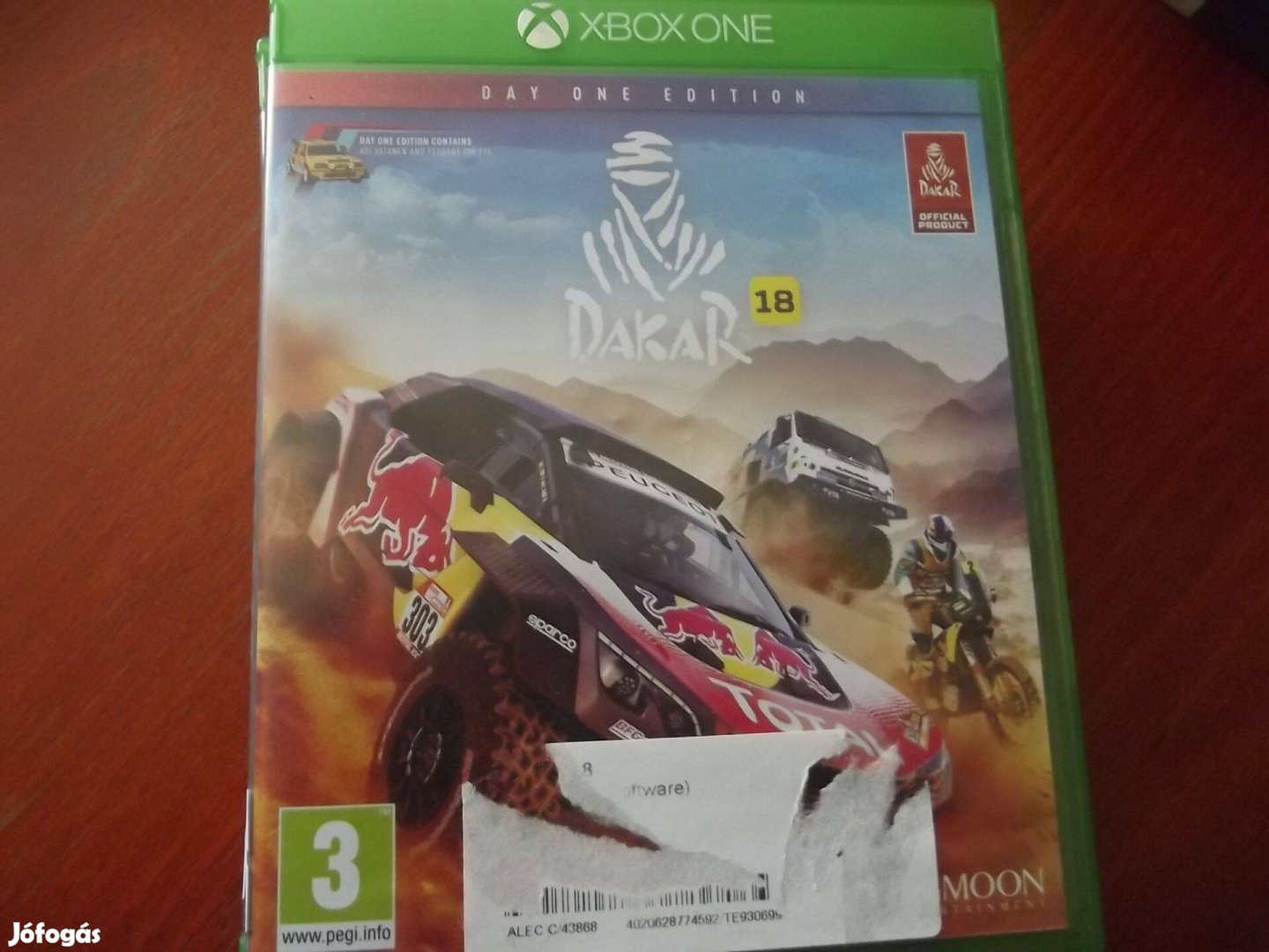 Eladó Xbox One Eredeti Játék : 221. Dakar 18 ( karcmentes)