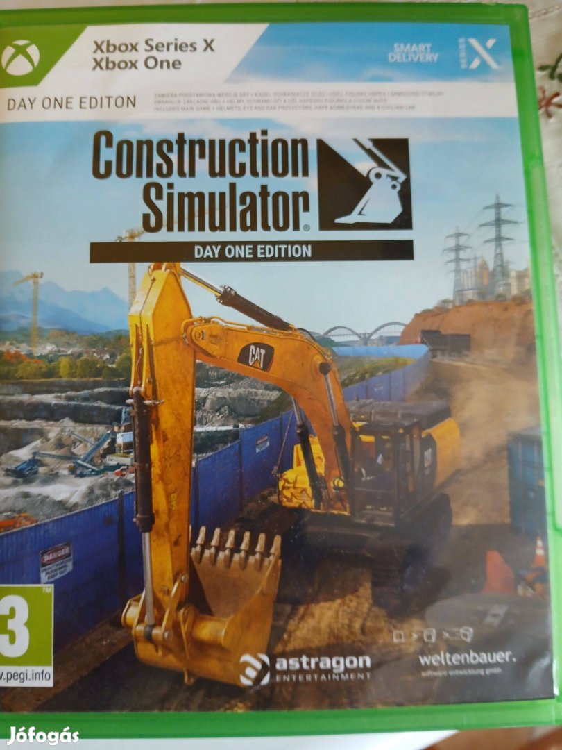 Eladó Xbox One Eredeti Játék : 38. Construction Simulator ( karcmente