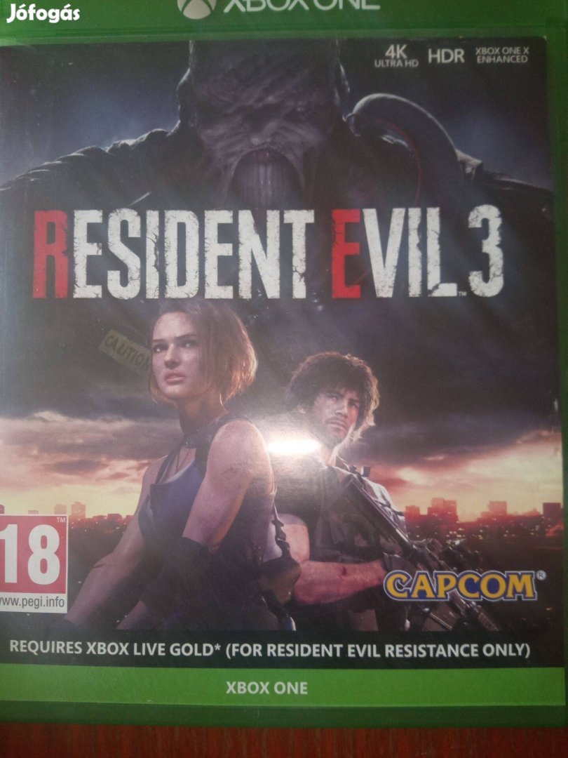 Eladó Xbox One Eredeti Játék : 48. Resident Evil 3 ( karcmentes )