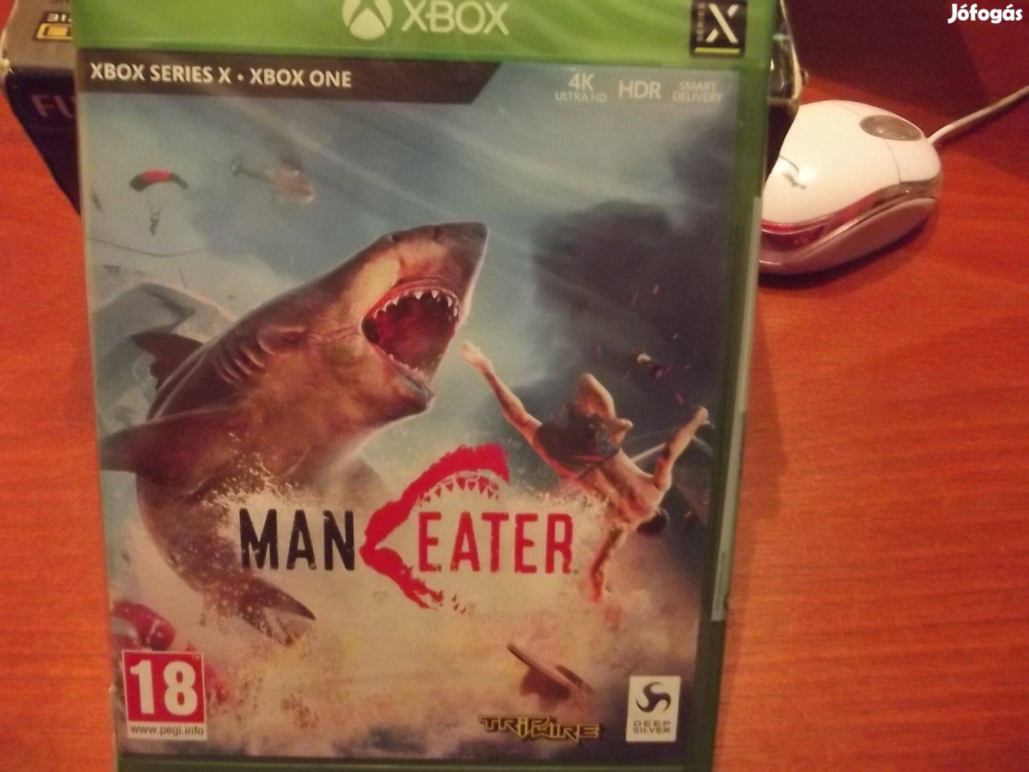 Eladó Xbox One Eredeti játék : 256. Maneater Új Bontatlan