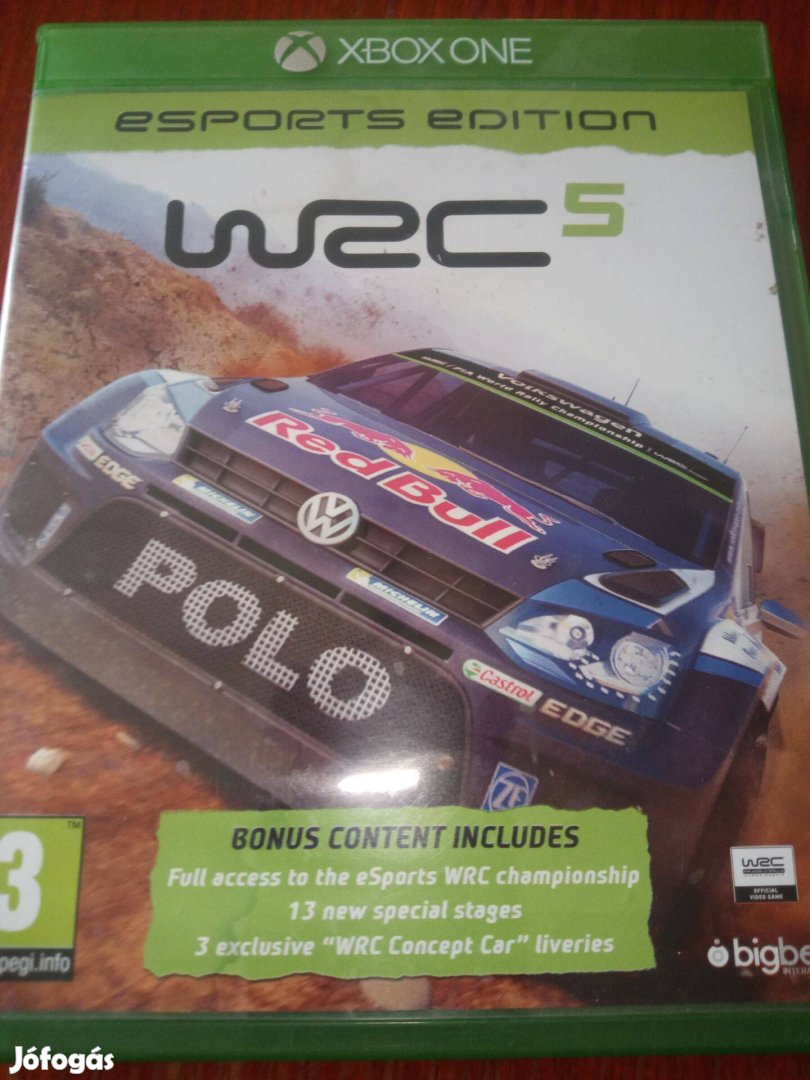 Eladó Xbox One Eredeti játék : 2. WRC 5 Esports Edition ( karcmentes)