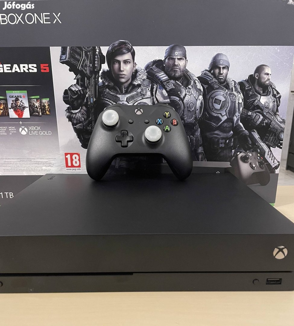 Eladó Xbox one X (1tb)