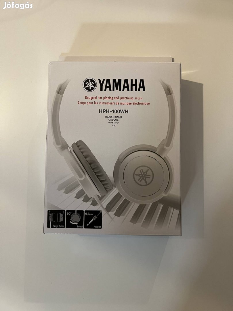 Eladó Yamaha Hph-100WH fülhallgató