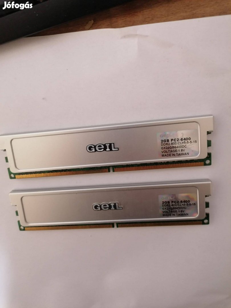 Eladó! 2db 2GB-os DDR2-800-as ram