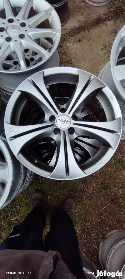 Elado  5x100 R17 es oxigin alufelni.szett 