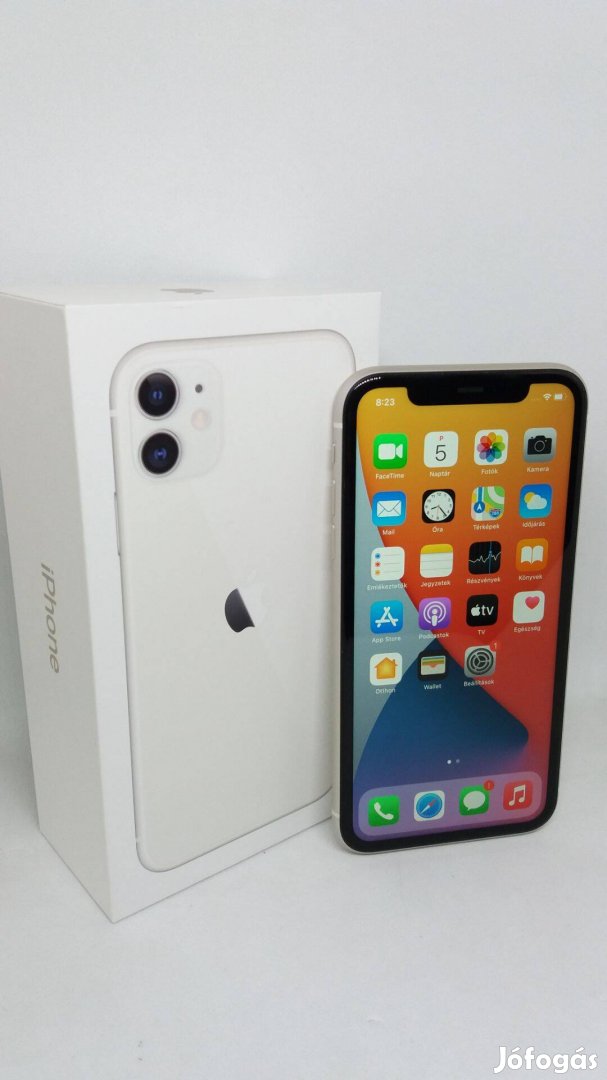 Eladó: Apple iphone 11 - 64GB - 85% - Fehér színben ! ! !