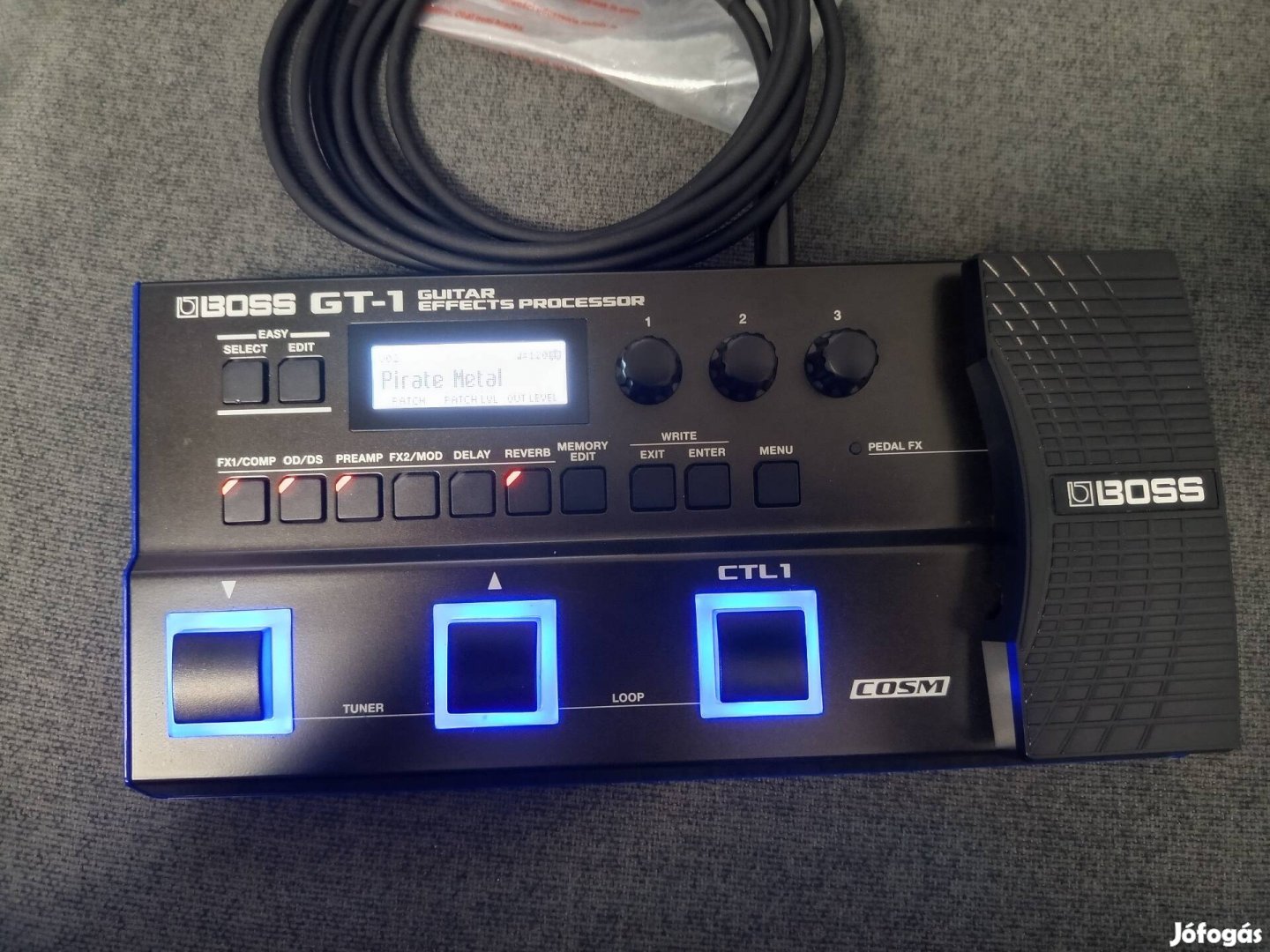 Eladó! Boss GT1 multieffekt pedál multieffekt processzor
