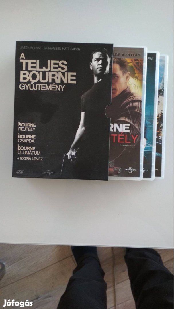 Eladó "Bourne gyűjtemény" (4 DVD)