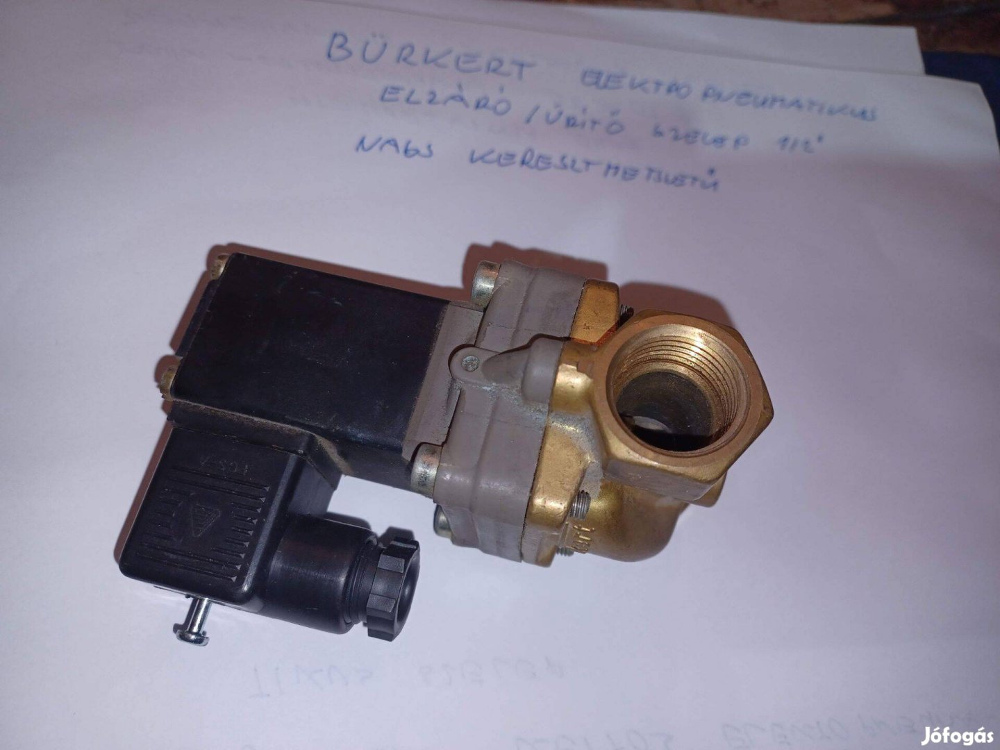 Eladó: Bürkert 186-A-13.0-B-MS pneumatikus szelep - 2 / 2