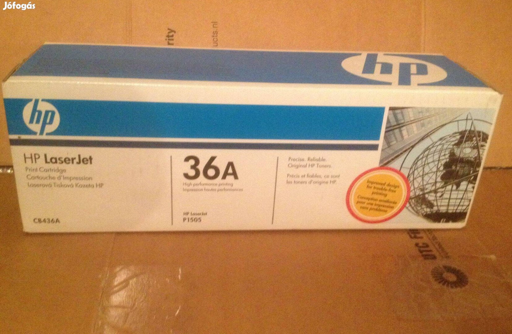 Eladó CB436A HP 36A fekete eredeti toner!
