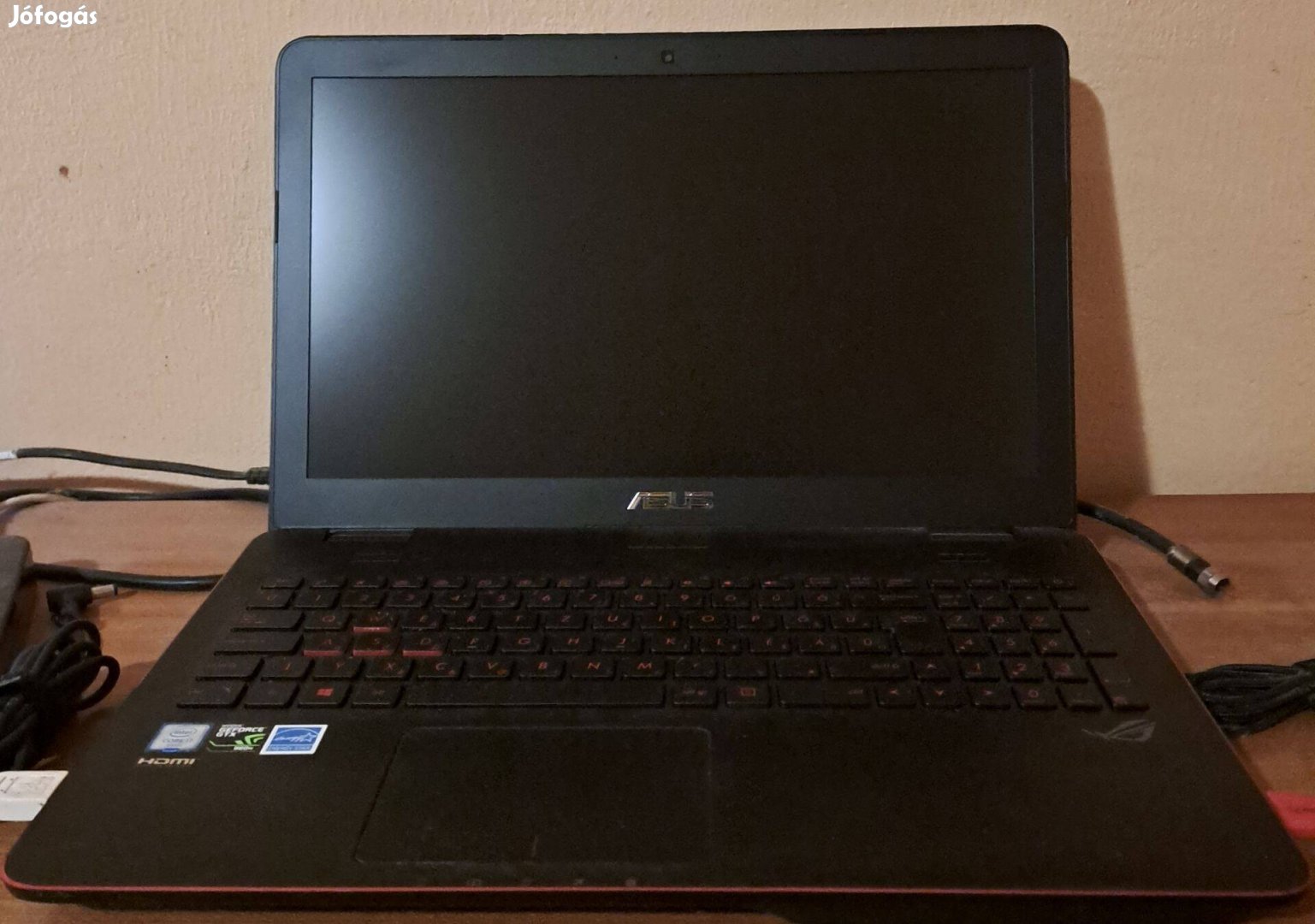 Eladó, Egy G551WV-FW278D Újszerű,Alig Használt Asus ROG Gammer NO