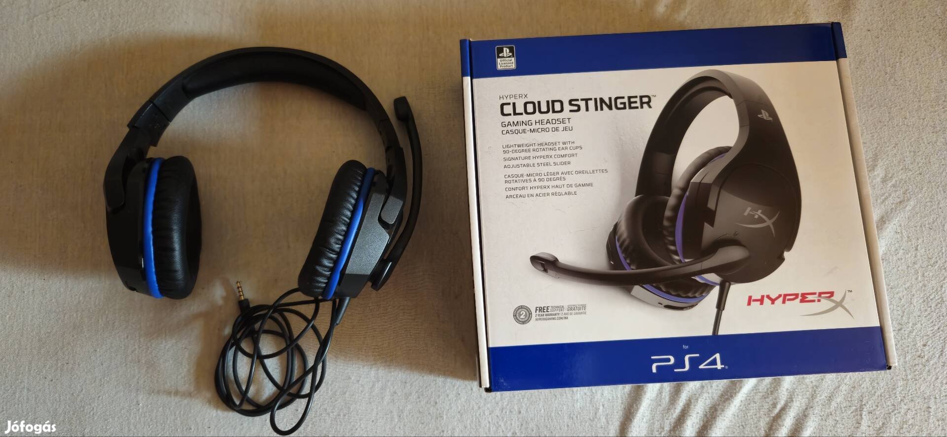 Eladó! Hyperx Cloud Stinger fejhallgató