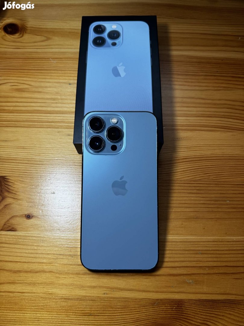 Eladó! Iphone 13 pro 128gb Sierra Blue színű kártyafüggetlen telefon