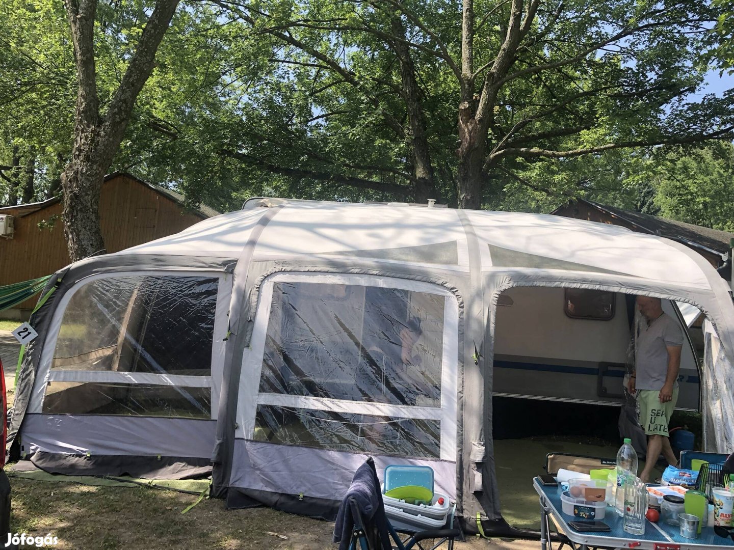 Eladó: Kampa Rally Air Pro 390 L/H Pro lakókocsi elő sátor 