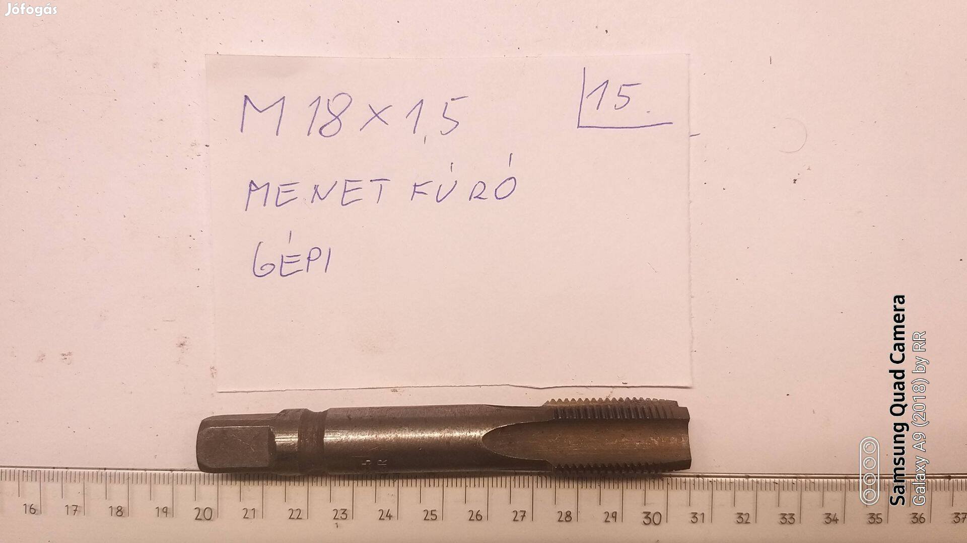 Eladó: M18 x 1.5 gépi menetfúró (15.)