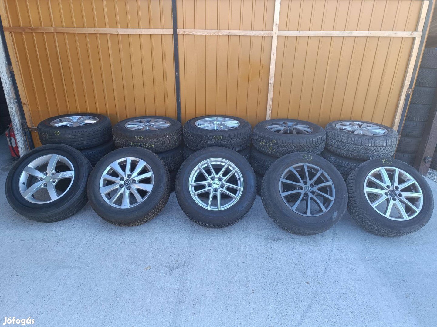 Eladó. Mazda 6,cx-5 téli gumi alufelnivel egyben