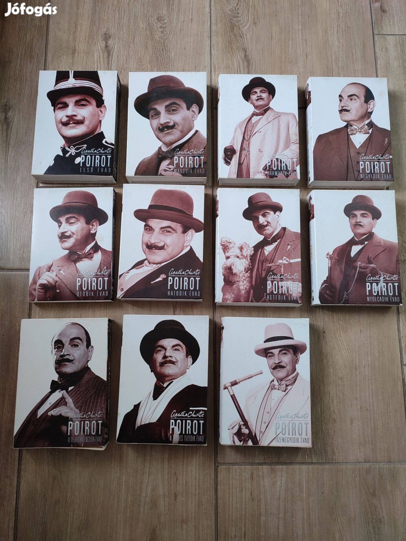 Eladó: Poirot és Miss Marple (Agatha Christie) Teljes DVD-sorozat