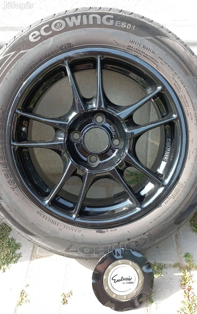 Eladó , 4db használt Opel G astra könnyűfém felni gumival