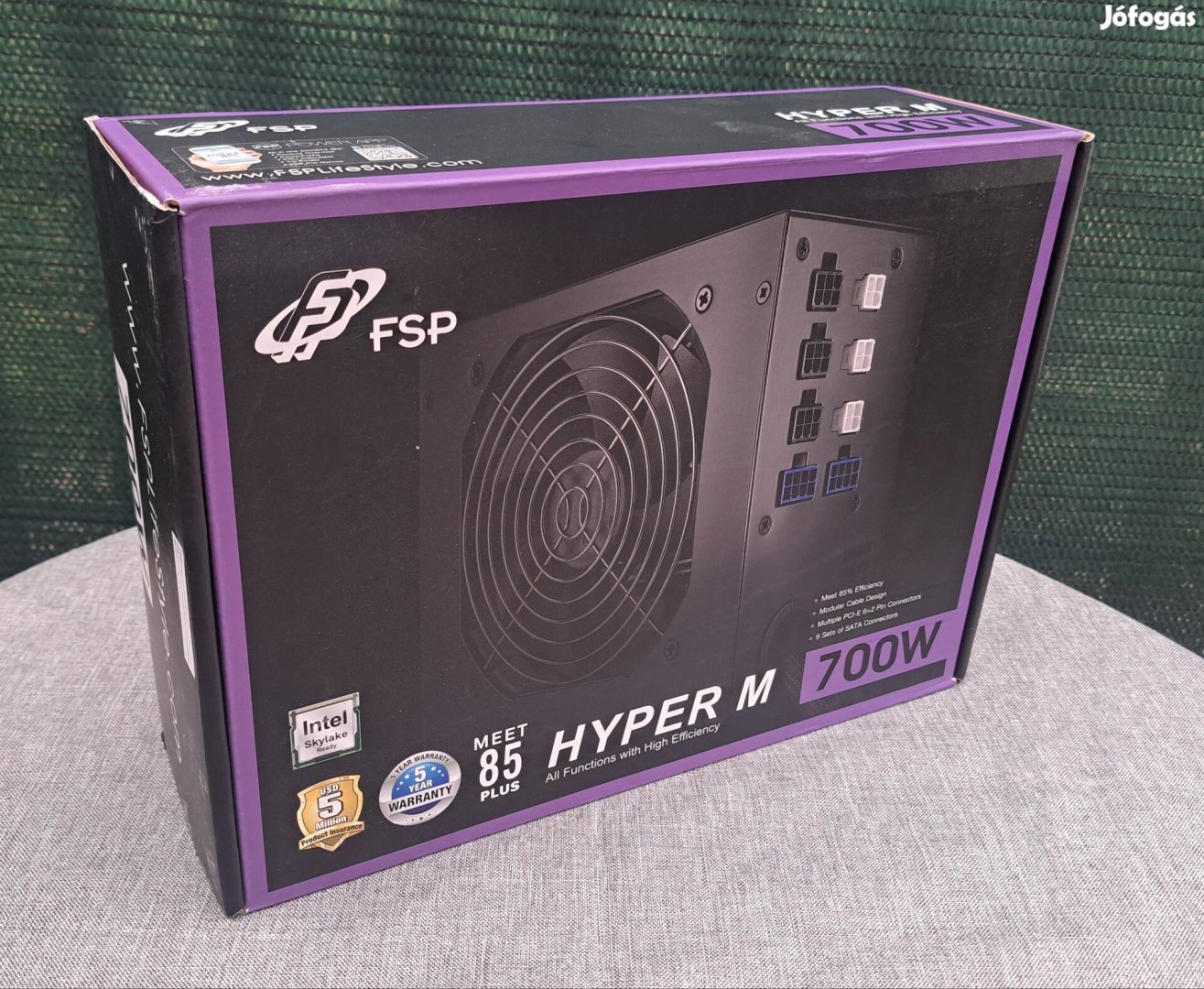 Eladó : FSP Hyper 700w moduláris Gamer minőségi tápegység !