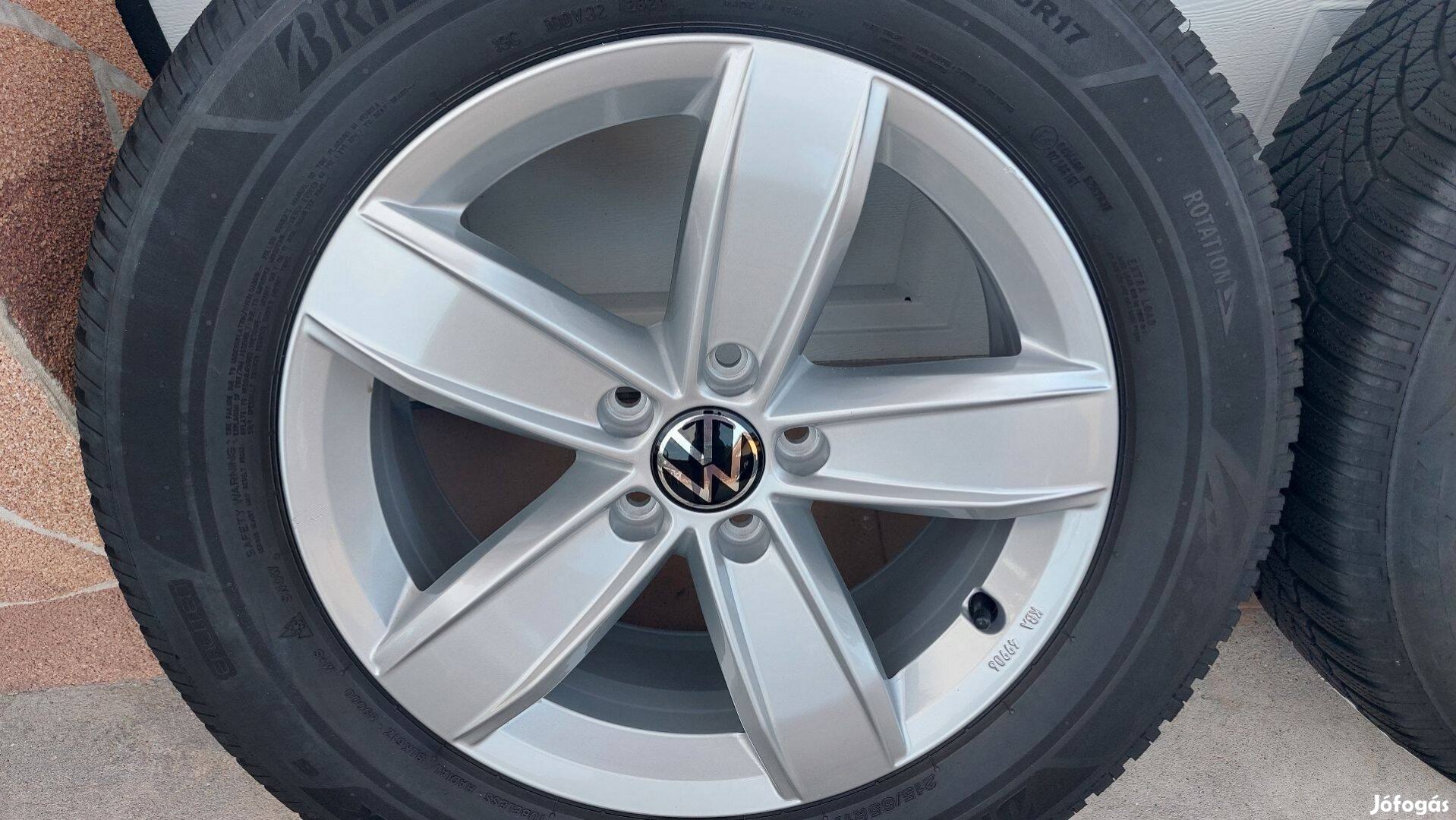 Eladó , gyári 17" Vw Tiguan /Corvara/fantázianevű, újszerű alufelni ga