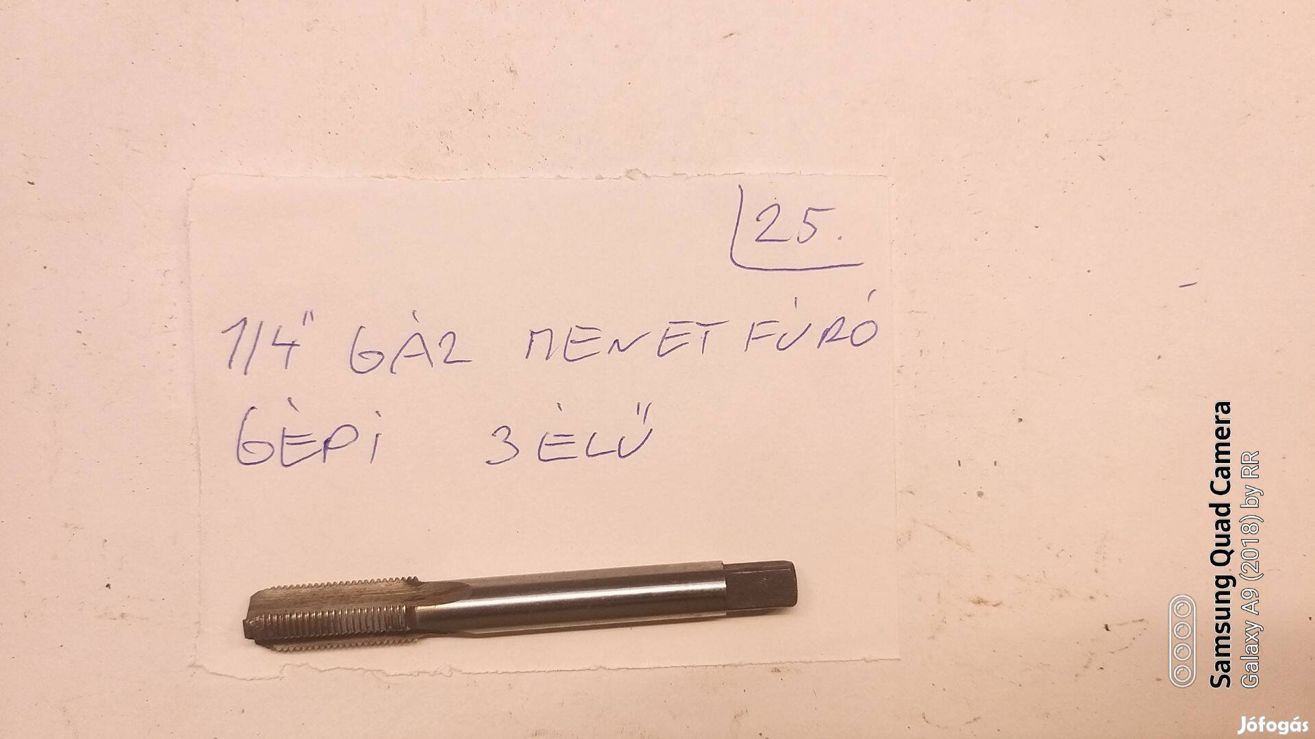 Eladó: -os gépi gáz menetfúró (25.)