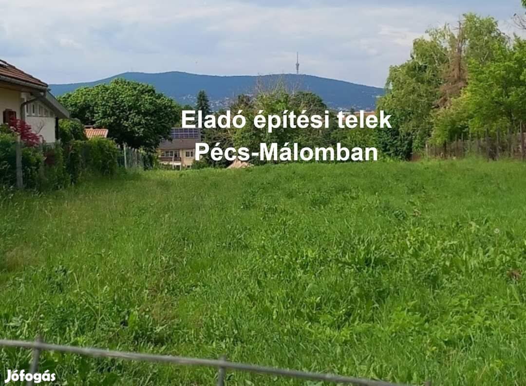 Eladó, örökpanorámás pécsi telek