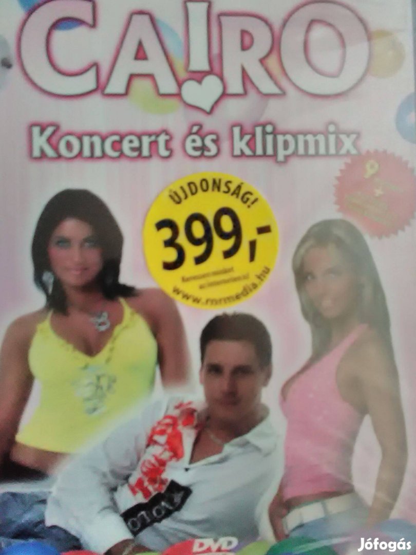Eladó a Cairo együttes bontatlan gyári dvd Budapesten!
