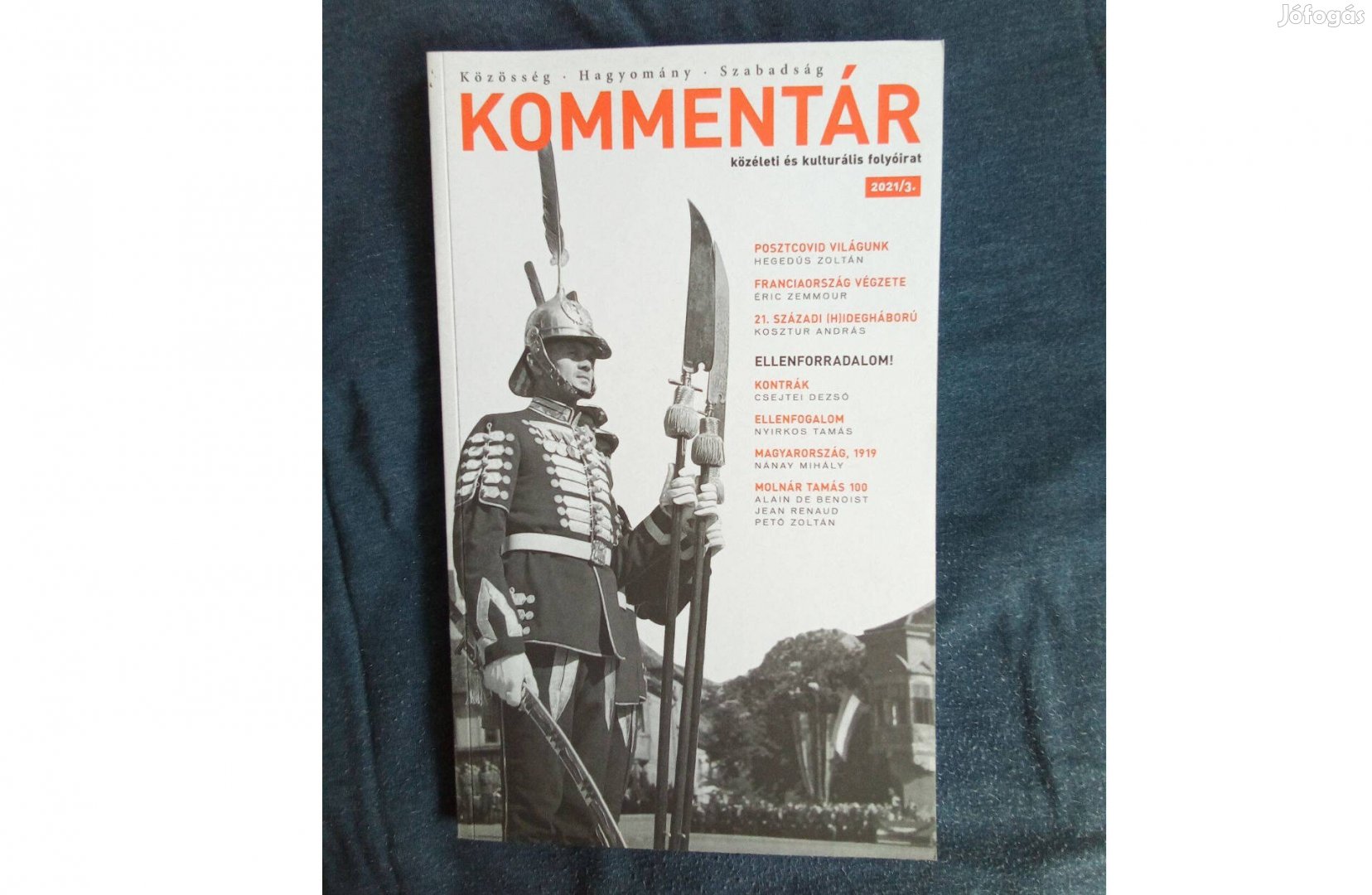 Eladó a Kommentár folyóirat 2021. évi 3. száma