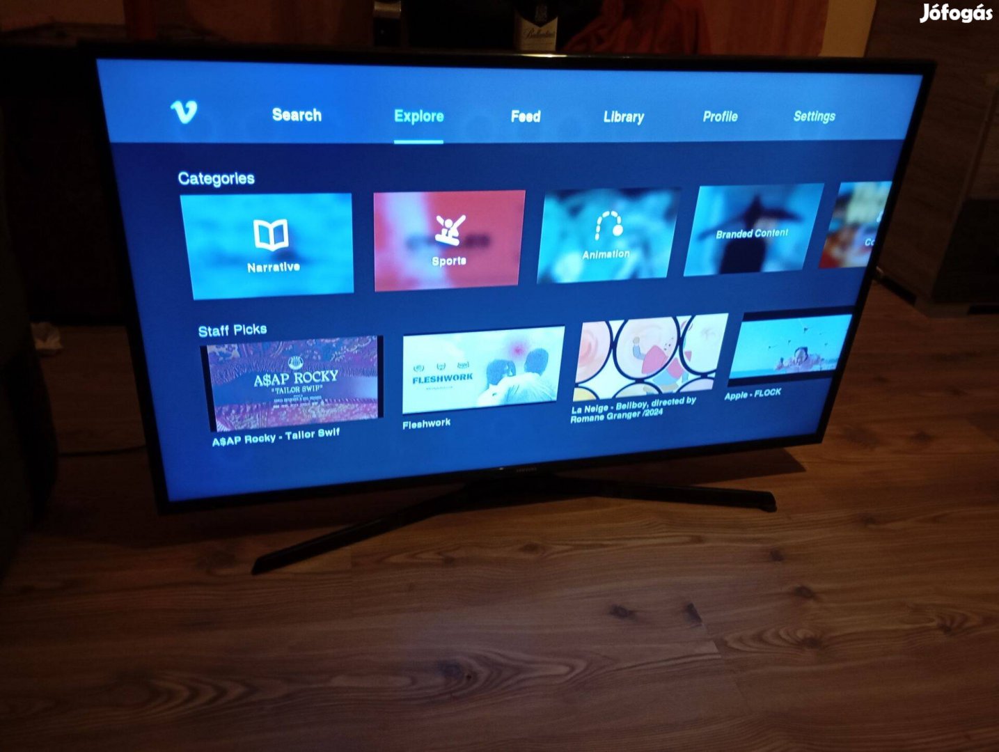 Eladó a képeken látható Samsung hibátlan tv