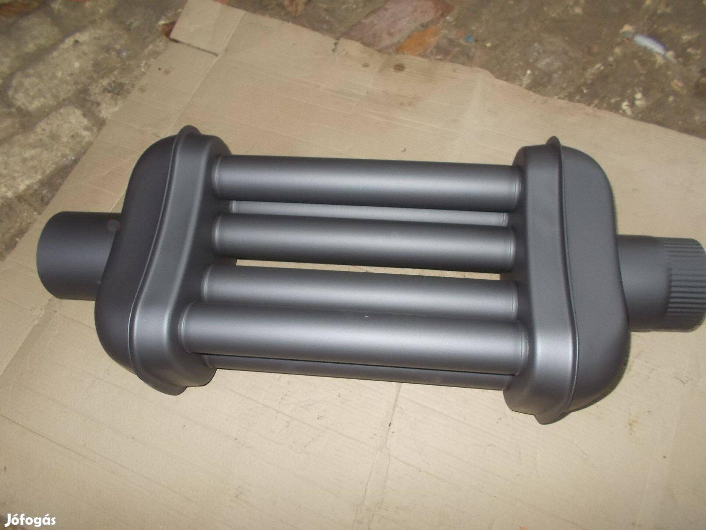 Eladó a képen látható új kályhacső vagy kandalló hődob 80 cm