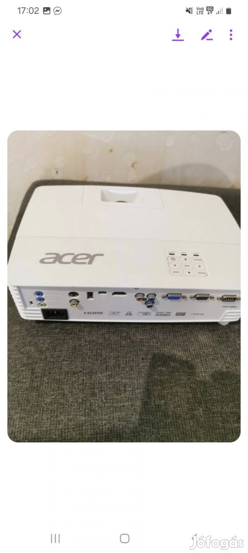 Eladó acer h6518bd projektor,elektromos vetítővászonnal